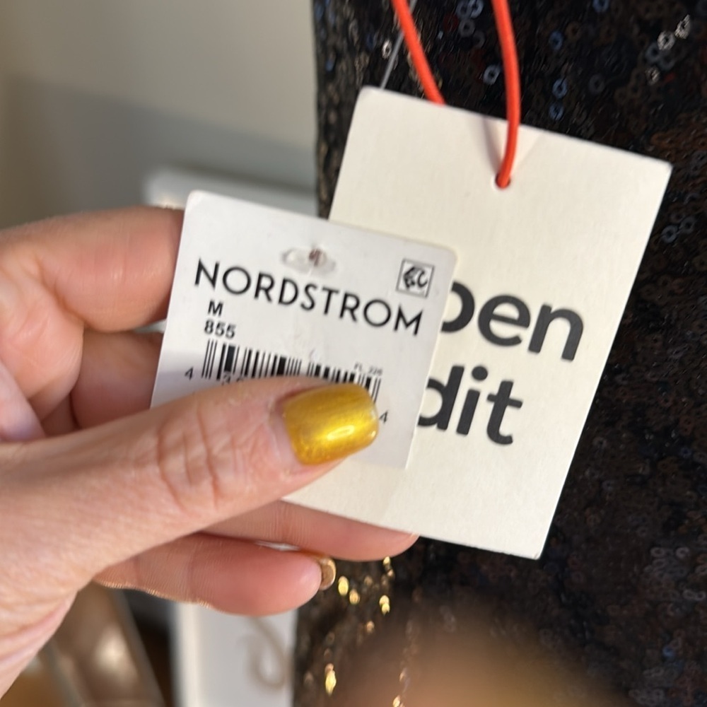 OPEN EDIT SEQUIN SLIP DRESS for NORDSTROM Size M - Picture 7 of 7